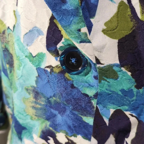 Dress Barn Multicolor Floral Blazer - Picture 4 of 8